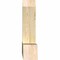 Ekena Millwork Portland Rough Sawn Timber Gable Bracket, Douglas Fir, 48"W x 26"H x 6"D x 6"F, 13/12 Pitch GBW048X26X0606POR00RDF - alternate 3